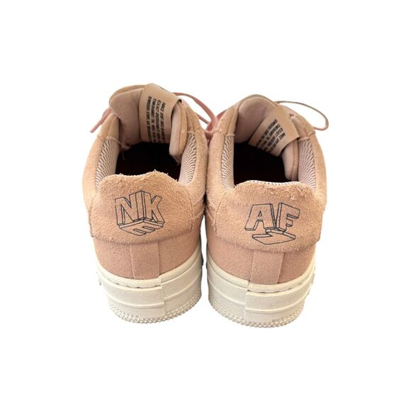 Nike Air Force 1 Pixel Pink Suede Size 7 Leather CK6649-601- Gently Used - Picture 2 of 7